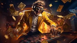boomslot deposit and withdrawal menu showing payment method selection